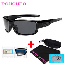Load image into Gallery viewer, DOHOHDO Polarized Night Vision Sunglasses For Men Vintage Mirror Coating Driver Anti-glare Sun Glasses 100% UV400 Goggles