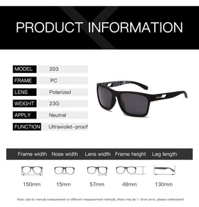 DOHOHDO Polarized Sunglasses Men Classic  Brand Design Night Vision Driving Sun Glasses Woman UV400 Shades Eyewear Gafas De Sol