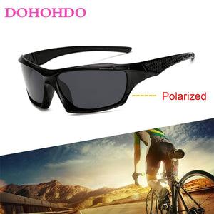 DOHOHDO Polarized Sunglasses Men Glasses  Brand Design Driving Coating Black Frame Fishing Driving Eyewear Male Sun Glasses