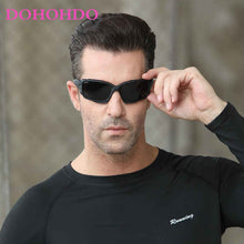 Carica l&#39;immagine nel visualizzatore di Gallery, DOHOHDO Occhiali da sole Uomo Donna Occhiali da sole polarizzati Occhiali da guida con rivestimento a specchio Occhiali neri Occhiali da sole sportivi maschili UV400 