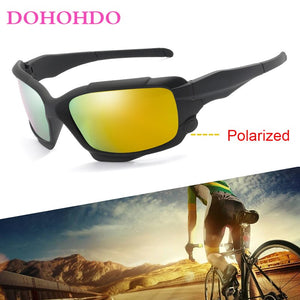 DOHOHDO Occhiali da sole Uomo Donna Occhiali da sole polarizzati Occhiali da guida con rivestimento a specchio Occhiali neri Occhiali da sole sportivi maschili UV400 