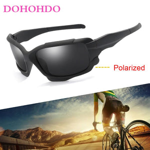 DOHOHDO Occhiali da sole Uomo Donna Occhiali da sole polarizzati Occhiali da guida con rivestimento a specchio Occhiali neri Occhiali da sole sportivi maschili UV400 