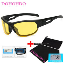 Carica l&#39;immagine nel visualizzatore di Gallery, DOHOHDO Occhiali da sole polarizzati antivento da uomo Designer di marca da viaggio Occhiali da sole a specchio maschili Guida Anti-UV Oculos De Sol 