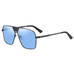DOISYER 2023 Type of Sunglasses Polarizing Sunglasses Metal Men's Sunglasses Large Frame Hollow Sunglasses