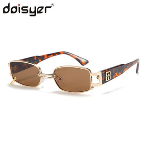 DOISYER 2023  metal square - frame sunglasses   men anti - UV sunglasses