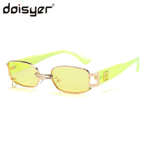 DOISYER 2023  metal square - frame sunglasses   men anti - UV sunglasses