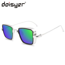 Load image into Gallery viewer, DOISYER sunglasses men retro thick rimmed metal square sunglasses