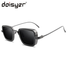 Load image into Gallery viewer, DOISYER sunglasses men retro thick rimmed metal square sunglasses