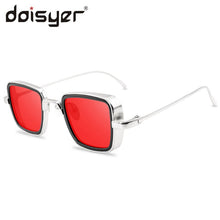 Load image into Gallery viewer, DOISYER sunglasses men retro thick rimmed metal square sunglasses