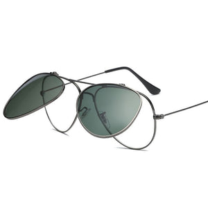 DOISYER Retro Toad polarizing Sunglasses Toad double flip polarizer