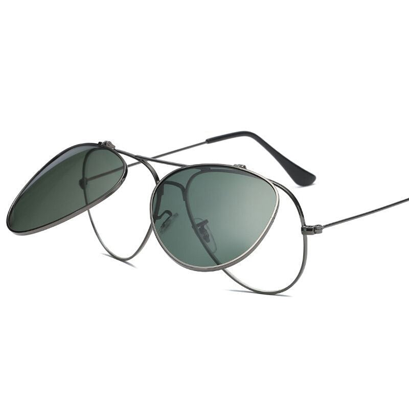 DOISYER Retro Toad polarizing Sunglasses Toad double flip polarizer