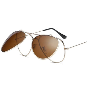 DOISYER Retro Toad polarizing Sunglasses Toad double flip polarizer