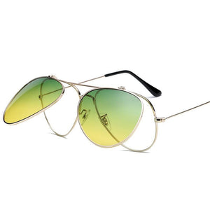 DOISYER Retro Toad polarizing Sunglasses Toad double flip polarizer