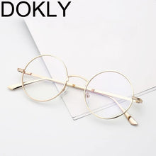Load image into Gallery viewer, DOKLY 2023 Yellow Round Sunglasses real UV400 Women sunglasses vintage sunglass round sunglasses Yellow lens