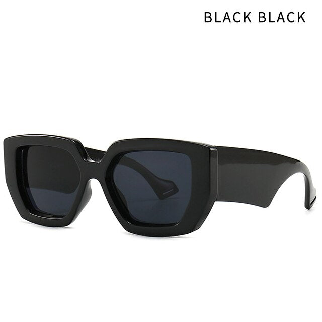 DPZ 2021 new Fashion Luxury Brand Designer Oversized Polygon Sunglasses Men  Vintage Shield Cool Ins women Sun Glasses