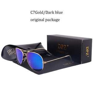 DPZ Glass lenses Gradient women sunglasses men 58mm 3025 Mirror G15 Gafas Brand design  sun glasses UV400