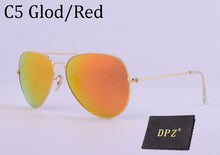 Load image into Gallery viewer, DPZ Glass lenses Gradient women sunglasses men 58mm 3025 Mirror G15 Gafas Brand design  sun glasses UV400