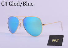 Load image into Gallery viewer, DPZ Glass lenses Gradient women sunglasses men 58mm 3025 Mirror G15 Gafas Brand design  sun glasses UV400