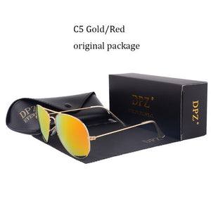 DPZ Glass lenses Gradient women sunglasses men 58mm 3025 Mirror G15 Gafas Brand design  sun glasses UV400