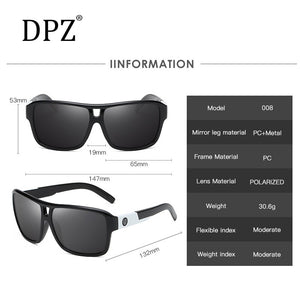 DPZ Men's Polarized Dragon Sunglasses Driving Sun Glasses Men Women Sport Fishing  Brand Designer Oculos