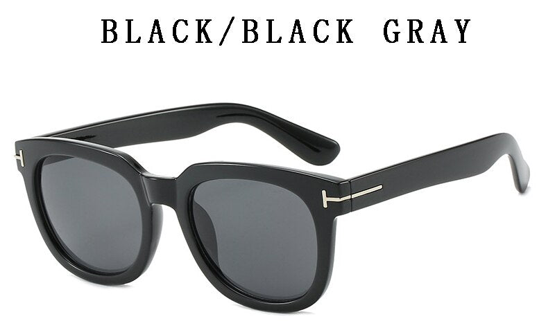 DPZ Square James Bond Men Sunglasses Brand Designer Glasses Women Super Star Celebrity Driving Sunglasses Tom for Men Eyeglasses