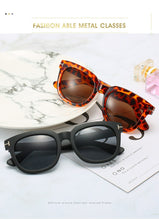 Load image into Gallery viewer, DPZ Square James Bond Men Sunglasses Brand Designer Glasses Women Super Star Celebrity Driving Sunglasses Tom for Men Eyeglasses