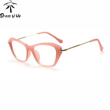 Load image into Gallery viewer, DRESSUUP   Frame Glasses Women Cat Eye Glasses Woman Classic Optical Vintage Glasses Frame Eyeglasses Oculos Gafas