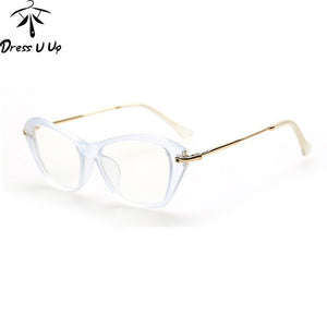 DRESSUUP   Frame Glasses Women Cat Eye Glasses Woman Classic Optical Vintage Glasses Frame Eyeglasses Oculos Gafas