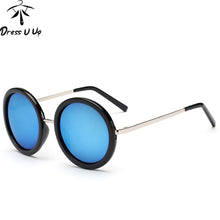 Load image into Gallery viewer, DRESSUUP Retro Round Sunglasses Women Brand Designer Vintage Sun Glasses Women Coating Oculos De Sol Gafas lunette de soleil