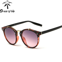 Load image into Gallery viewer, DRESSUUP Vintage Round Sunglasses Women Brand Designer Eyewear UV400 Gradient Female Retro Sun Glasses Oculos De Sol Gafas