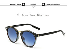 Load image into Gallery viewer, DRESSUUP Vintage Round Sunglasses Women Brand Designer Eyewear UV400 Gradient Female Retro Sun Glasses Oculos De Sol Gafas