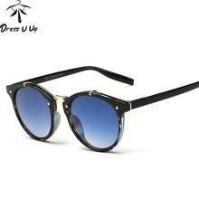 Load image into Gallery viewer, DRESSUUP Vintage Round Sunglasses Women Brand Designer Eyewear UV400 Gradient Female Retro Sun Glasses Oculos De Sol Gafas