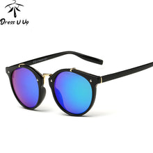 Load image into Gallery viewer, DRESSUUP Vintage Round Sunglasses Women Brand Designer Eyewear UV400 Gradient Female Retro Sun Glasses Oculos De Sol Gafas