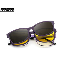 Load image into Gallery viewer, DS 6100 Ultralight Metal Sun Glasses For Women Eyeglasses Frame With Polarized Magnet Clip On Sunglasses Female Uv400 Oculos De