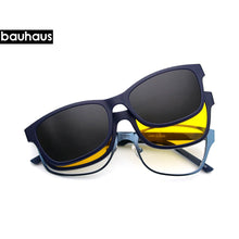 Load image into Gallery viewer, DS 6100 Ultralight Metal Sun Glasses For Women Eyeglasses Frame With Polarized Magnet Clip On Sunglasses Female Uv400 Oculos De