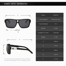 Load image into Gallery viewer, DUBERY 2023 Men&#39;s Polarized Dragon Sunglasses Driving Sun Glasses Men Women Sport Fishing  Brand Designer Oculos