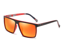 Load image into Gallery viewer, DUBERY 2022 est Vintage Men Polarised Silver Mirror Glasses Polarized Big Frame Square Sunglasses Retro Eyewear UV400