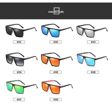 Load image into Gallery viewer, DUBERY 2022 est Vintage Men Polarised Silver Mirror Glasses Polarized Big Frame Square Sunglasses Retro Eyewear UV400