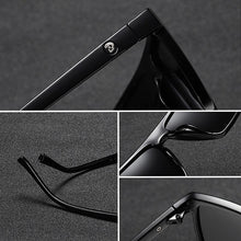 Load image into Gallery viewer, DUBERY 2022 est Vintage Men Polarised Silver Mirror Glasses Polarized Big Frame Square Sunglasses Retro Eyewear UV400
