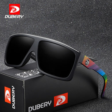 DUBERY Brand Design Polarized HD Sunglasses Men Driving Shades Male Retro Sun Glasses For Men Summer Mirror Oculos UV400 818