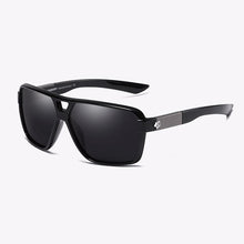 Carica l&#39;immagine nel visualizzatore di Gallery, Occhiali da sole polarizzati con montatura quadrata da uomo di marca DUBERY con lente UV400 per bloccare efficacemente l&#39;abbagliamento abbagliante D167 