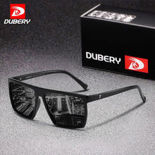 Carica l'immagine nel visualizzatore di Gallery, DUBERY Classic Square Polarized Sunglasses for Men Women Retro UV Protection Driving Sun Glasses Rectangular Mirrored Shades