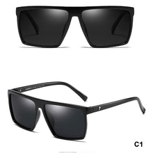 Carica l'immagine nel visualizzatore di Gallery, DUBERY Classic Square Polarized Sunglasses for Men Women Retro UV Protection Driving Sun Glasses Rectangular Mirrored Shades