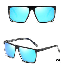 Carica l'immagine nel visualizzatore di Gallery, DUBERY Classic Square Polarized Sunglasses for Men Women Retro UV Protection Driving Sun Glasses Rectangular Mirrored Shades
