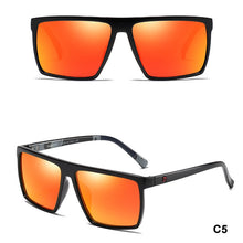 Carica l'immagine nel visualizzatore di Gallery, DUBERY Classic Square Polarized Sunglasses for Men Women Retro UV Protection Driving Sun Glasses Rectangular Mirrored Shades