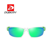 Carica l&#39;immagine nel visualizzatore di Gallery, DUBERY Occhiali da sole polarizzati da uomo con montatura verde trasparente Occhiali da sole sportivi Guida anti-abbaglianti Occhiali con lenti gialle UV XH13 