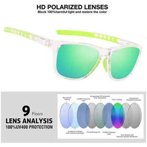 DUBERY  Men Polarized Sunglasses 2022  Sport Style Oval Sun Glasses Super Light Eyeglasses Frame UV Goggles Gafas 13XH