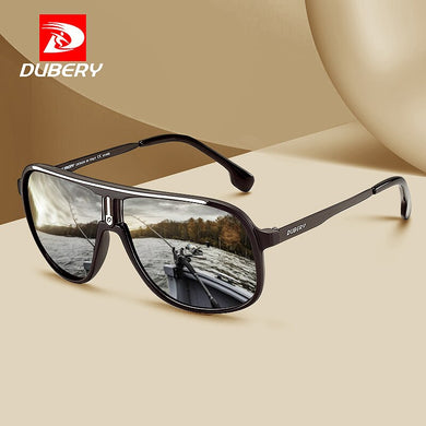 DUBERY Uomini Guida Occhiali Da Sole Pilota Polarizzati Occhiali Da Sole Da Pesca Occhiali Da Viaggio All'aperto Occhiali Da Sole Maschio 100% Protezione UV Gambe In Metallo