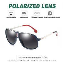 Load image into Gallery viewer, DUBERY Men Driving Sunglasses Pilot Polarized Fishing Sun Glasses Outdoor Travel Goggle Shades Male 100%UV Protection Metal Legs