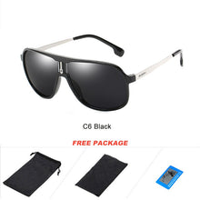 Load image into Gallery viewer, DUBERY Men Driving Sunglasses Pilot Polarized Fishing Sun Glasses Outdoor Travel Goggle Shades Male 100%UV Protection Metal Legs